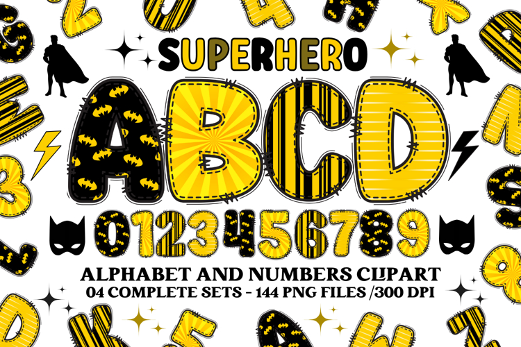 Superhero Alphabet Image 2