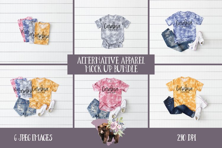 Alternative Apparel Shirt Mock Up Bundle