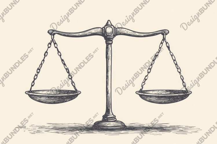 Justice Scale Background Wallpaper example image 1
