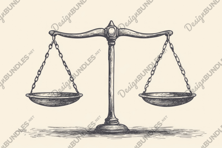 Justice Scale Background Wallpaper