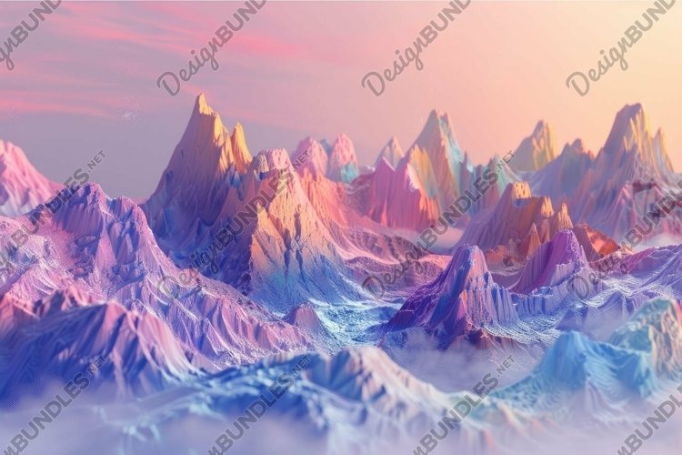 Mountains Clipart Image 20