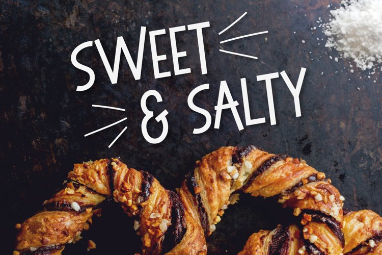 Sweet & Salty | A Bouncy Sans Serif example image 1