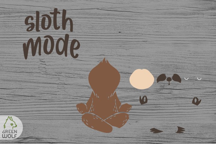 Sloth SVG | Design Bundles