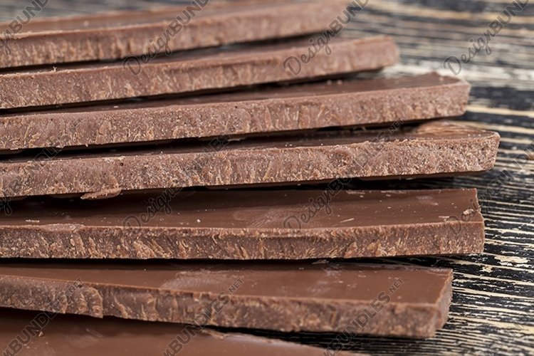 milk chocolate close-up