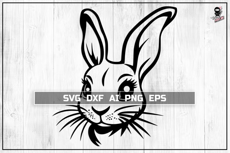 Cute Bunny Svg Image 9