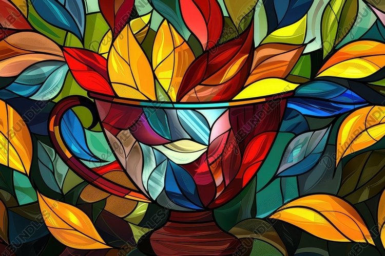 Stained Glass Texture Image 22