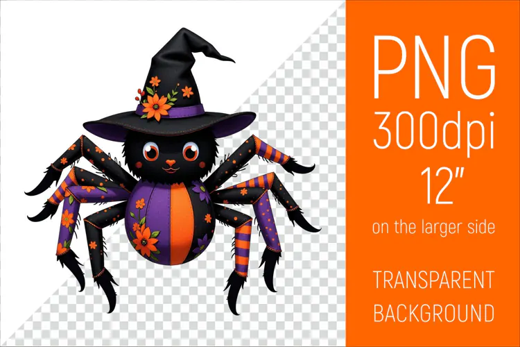 Halloween Spider Clipart | Halloween Party Design