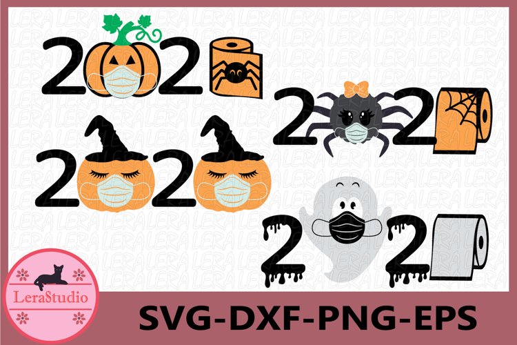2020 halloween Svg, 2020 mask svg, Medical mask svg example image 1