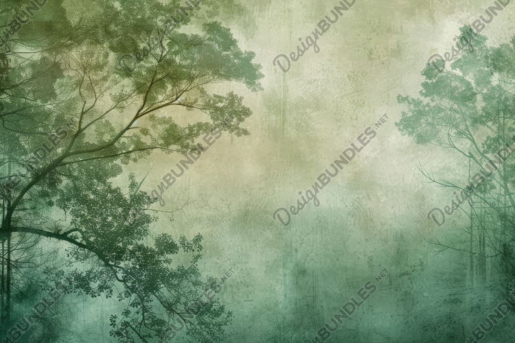 Green Forest Background Wallpaper