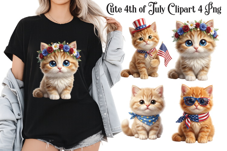 Cute 4th of July Clipart Png