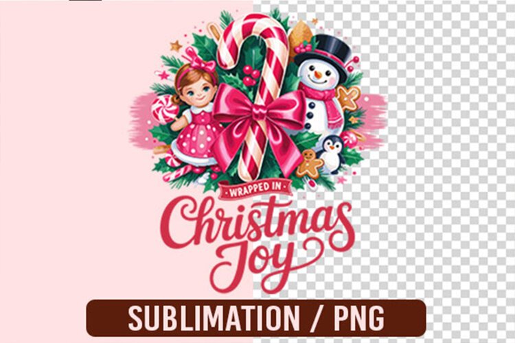 Preppy Christmas Doodles PNG Designs example image 1