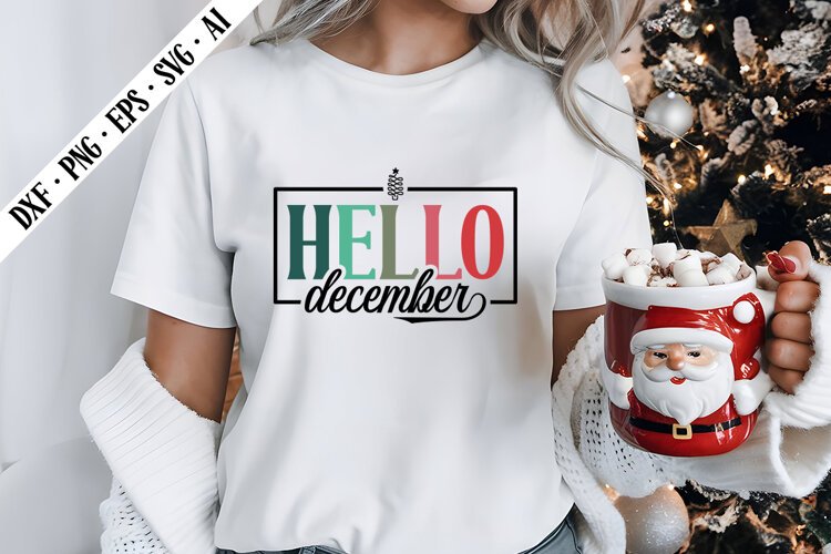 Hello Svg, Christmas Svg Designs example image 1