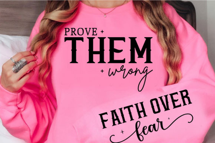 Faith Over Fear Svg Design