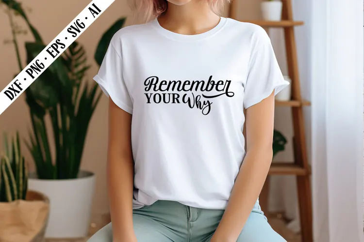 Remember Your Why Svg, Motivation Svg Designs