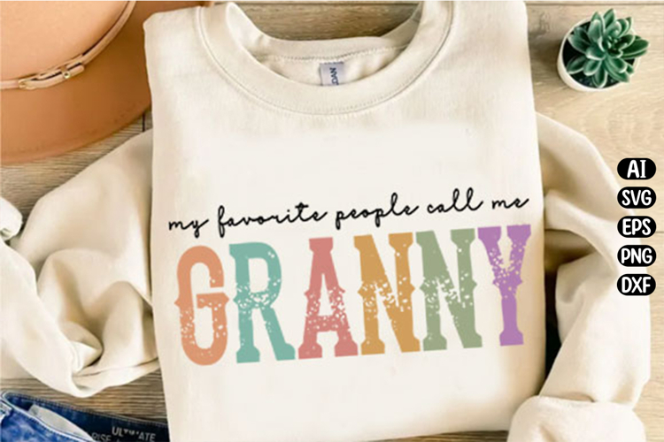 Grandma Shirt Svg Image 19
