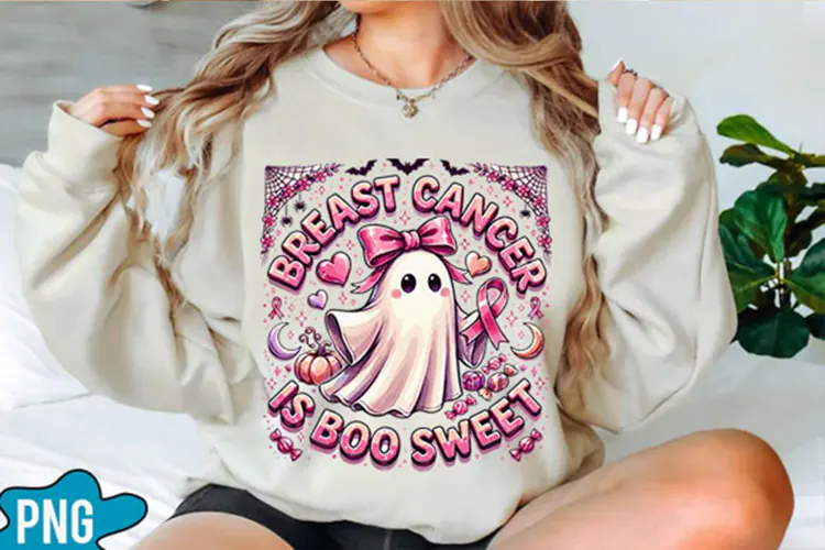 Breast Cancer Awareness Ghost PNG Designs