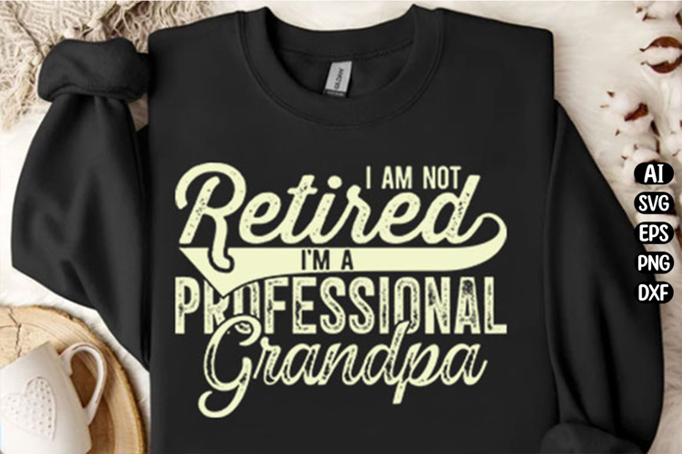 Fathers Day T-Shirt for Granddad Svg Design