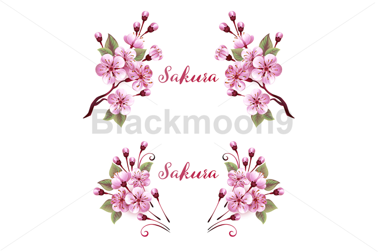Pink Sakura Monograms