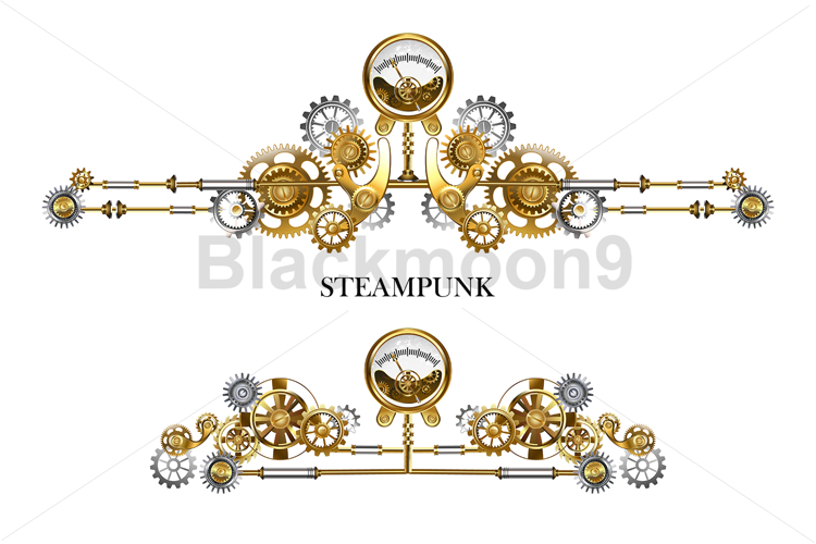 Symmetrical frame with pressure gauge