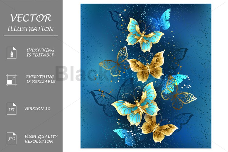 Composition with Jewelry Butterflies example image 1