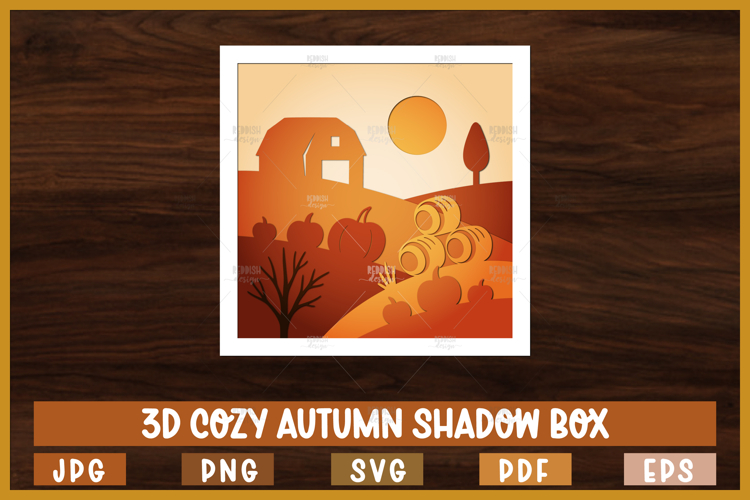3d Shadow Box Svg Image 5