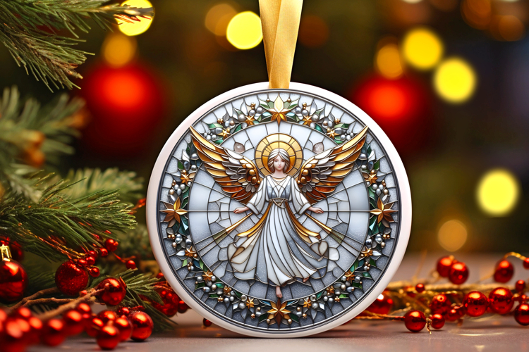 Round Christmass Ornament PNG