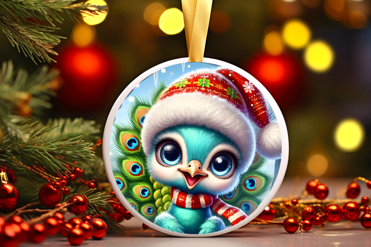 Round Christmass Ornament PNG