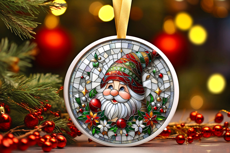 Round Christmass Ornament PNG