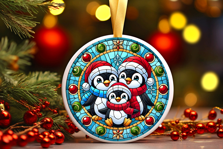 Round Christmass Ornament PNG