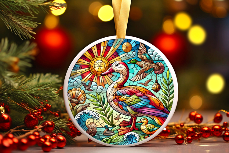 Round Christmass Ornament PNG