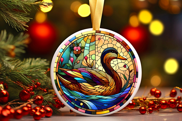 Round Christmass Ornament PNG