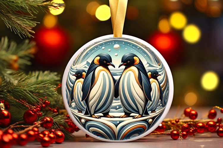 Round Christmass Ornament PNG