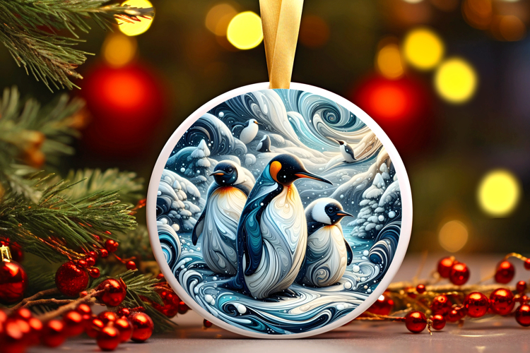 Round Christmass Ornament PNG