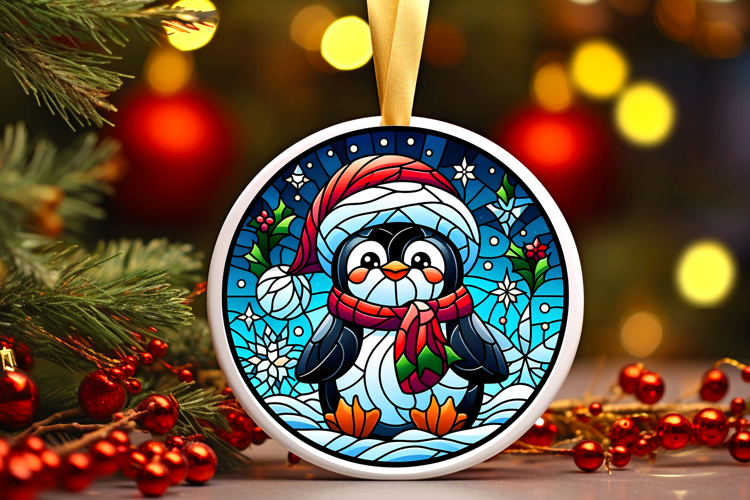 Round Christmass Ornament PNG