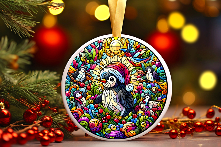 Round Christmass Ornament PNG