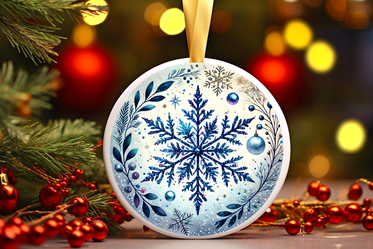 Round Christmass Ornament PNG
