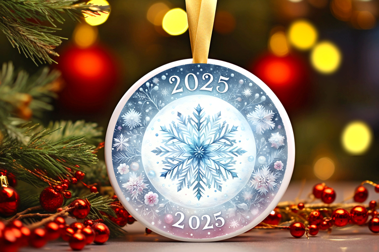 Round Christmass Ornament PNG