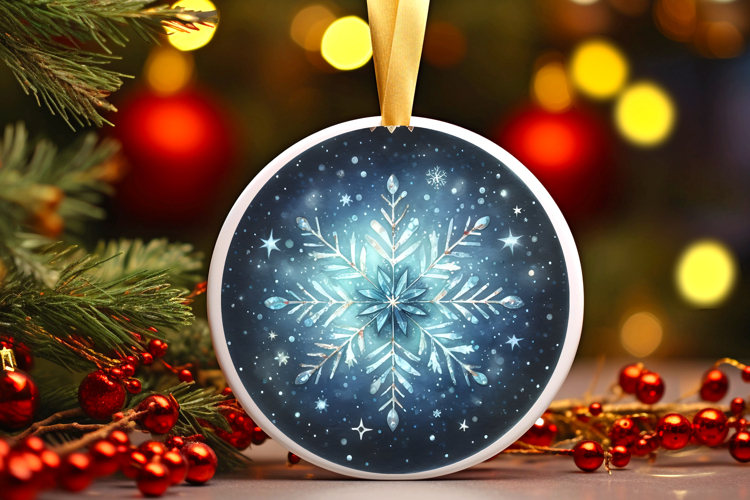 Round Christmass Ornament PNG