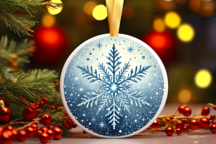 Round Christmass Ornament PNG