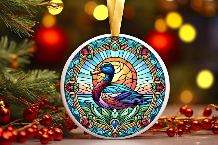 Round Christmass Ornament PNG