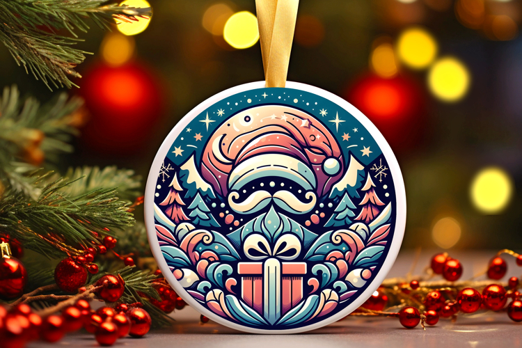 Round Christmass Ornament PNG