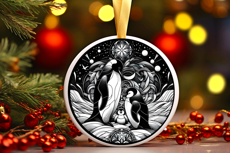 Round Christmass Ornament PNG
