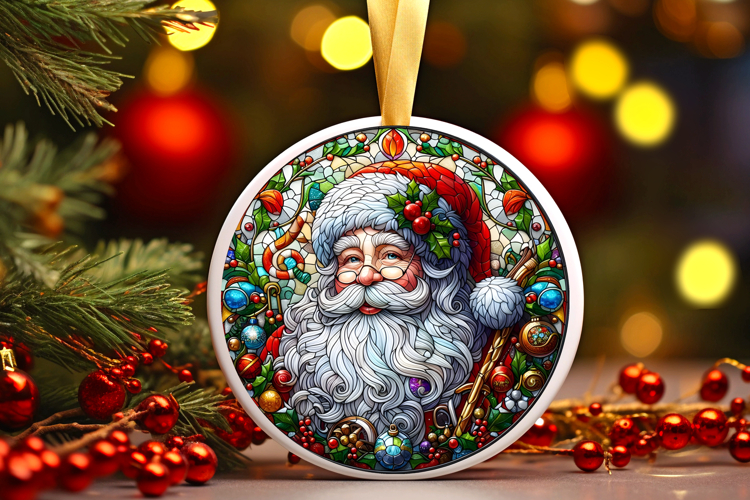 Round Christmass Ornament PNG