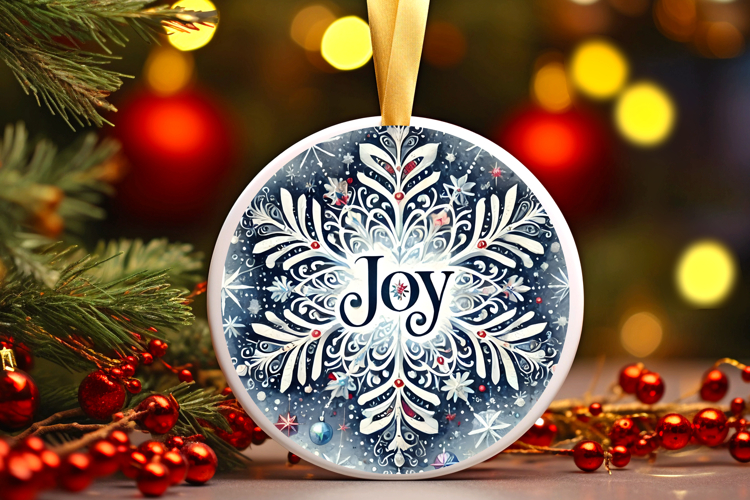 Round Christmass Ornament PNG