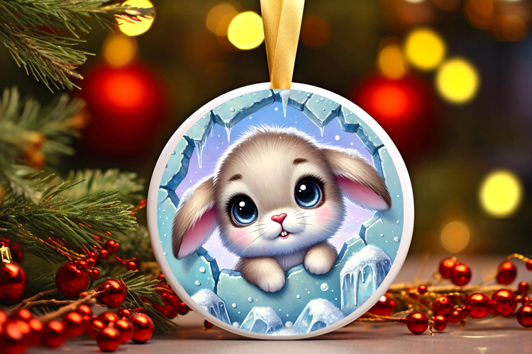 Round Christmass Ornament PNG