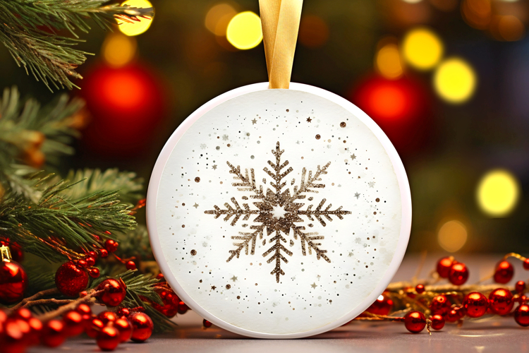 Round Christmass Ornament PNG