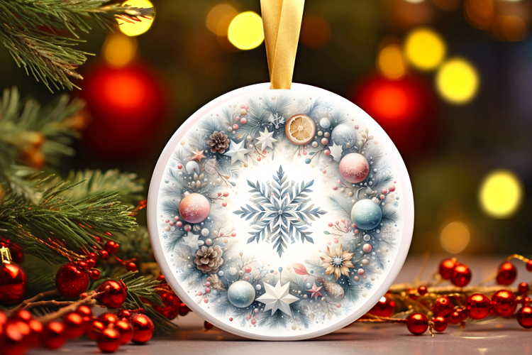 Round Christmass Ornament PNG