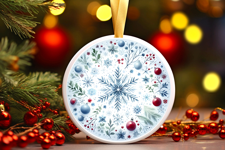 Round Christmass Ornament PNG