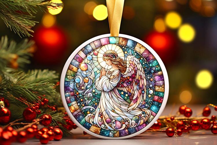 Round Christmass Ornament PNG