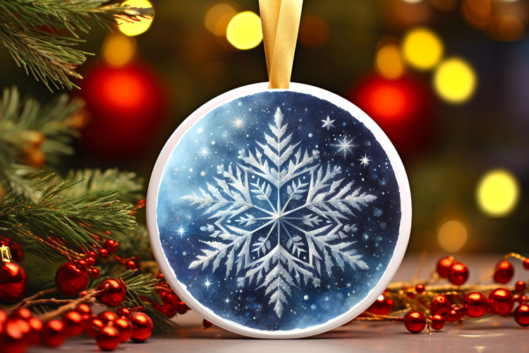 Round Christmass Ornament PNG